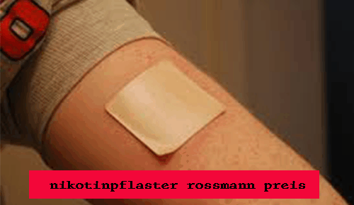 nikotinpflaster kaufen rossmann